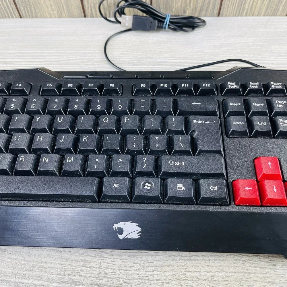 iBuyPower Model 70117IB Wired USB Keyboard Tested
